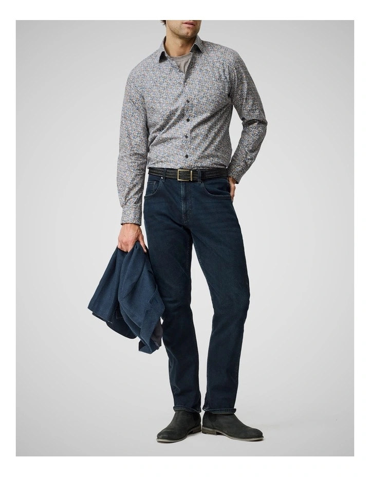 Lancashire Creek Long Sleeve Sports Fit Shirt in Botanical image 2