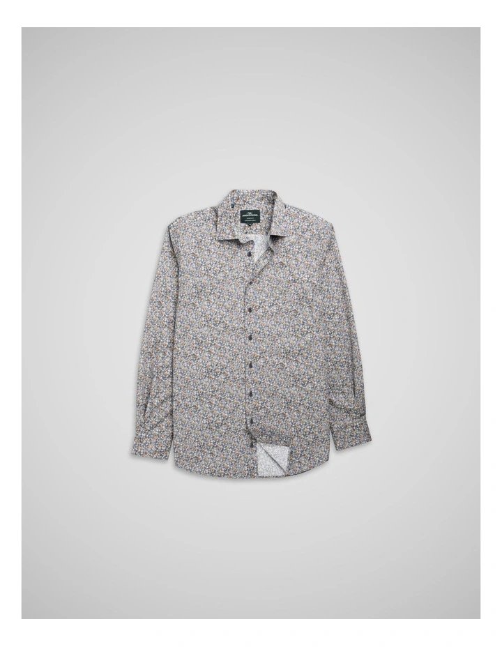 Lancashire Creek Long Sleeve Sports Fit Shirt in Botanical image 4