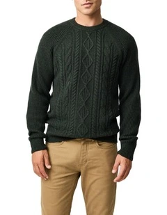 Piper Creek Knit Sweater in Jungle