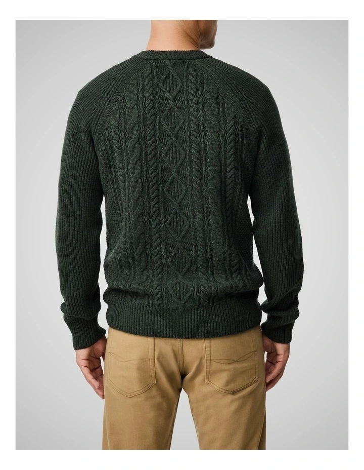 Piper Creek Knit Sweater in Jungle image 3