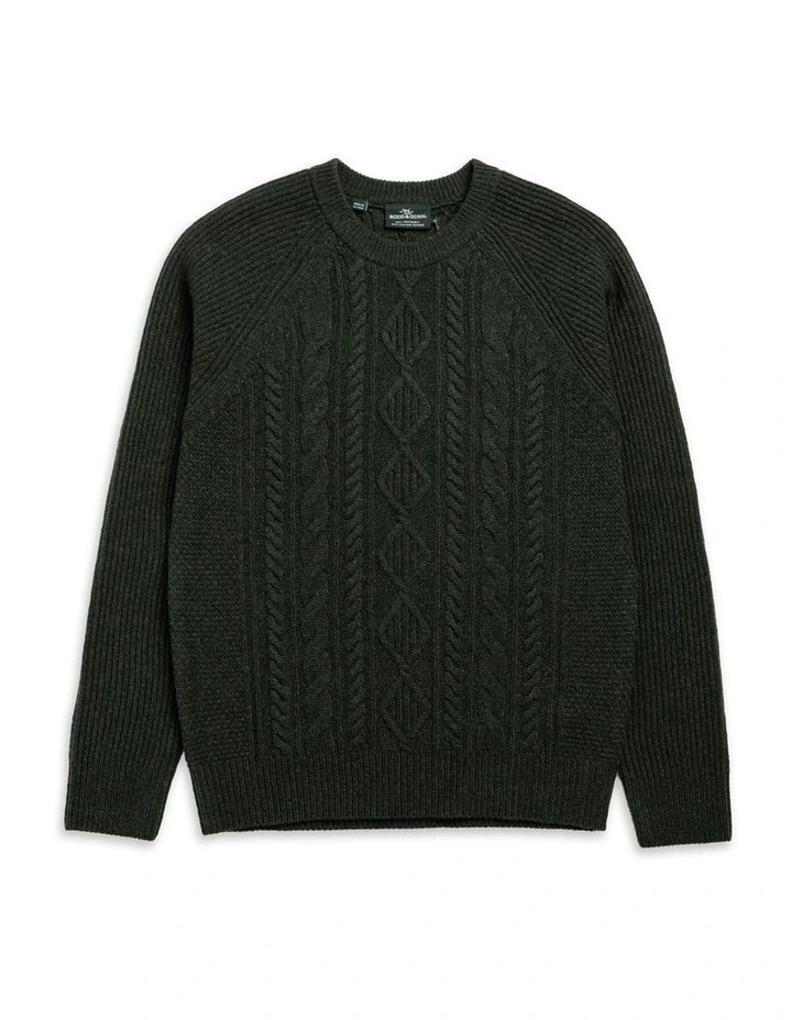 Piper Creek Knit Sweater in Jungle image 4