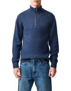Huka Lodge Knit in Navy Marle