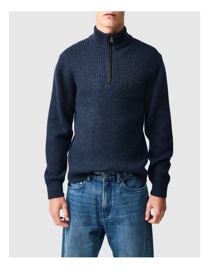 Huka Lodge Knit in Navy Marle image 1