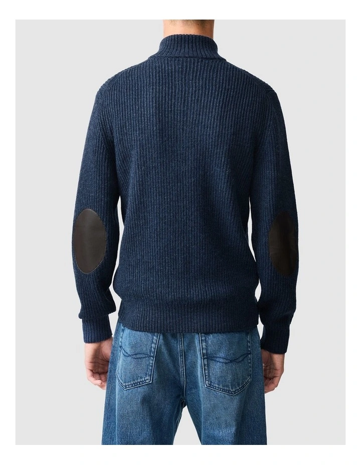 Huka Lodge Knit in Navy Marle image 3