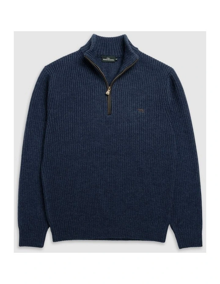 Huka Lodge Knit in Navy Marle image 4
