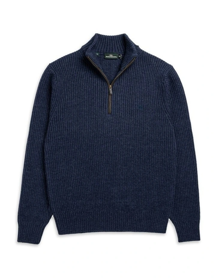 Huka Lodge Knit in Navy Marle image 4