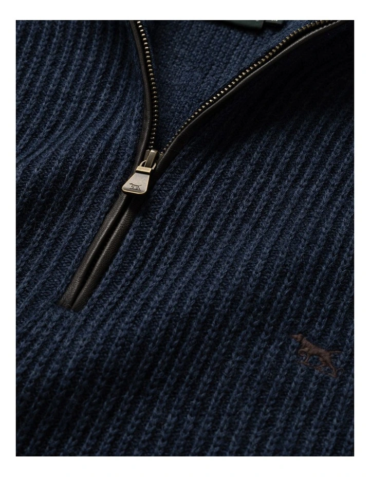 Huka Lodge Knit in Navy Marle image 5