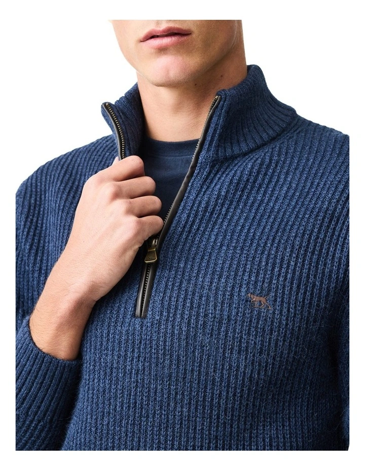 Huka Lodge Knit in Navy Marle image 6