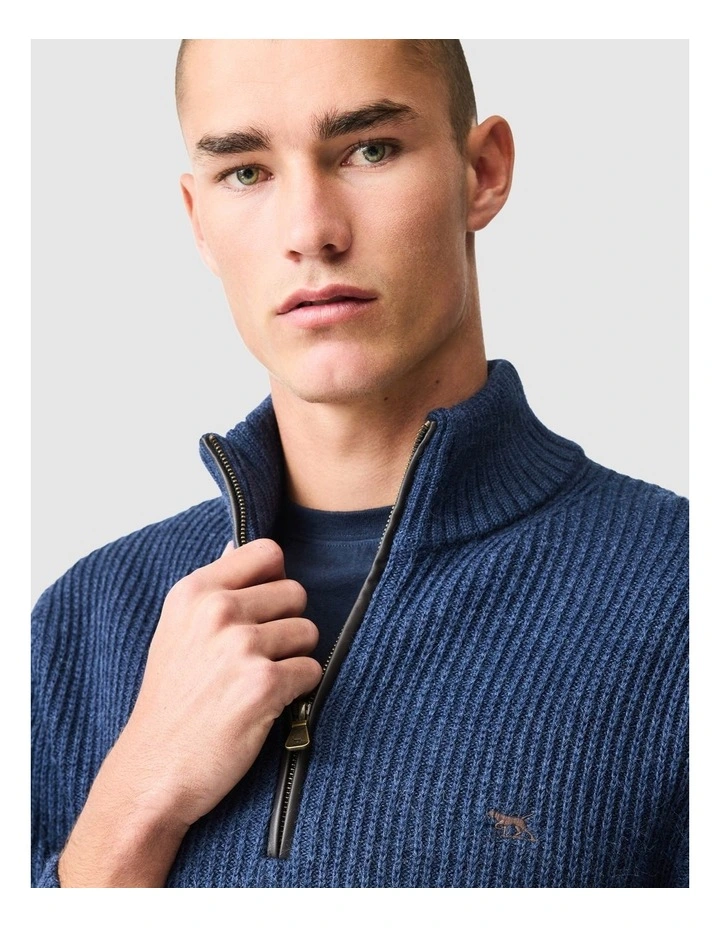 Huka Lodge Knit in Navy Marle image 4
