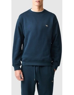 Otago Crew Neck Sweat in Eclipse