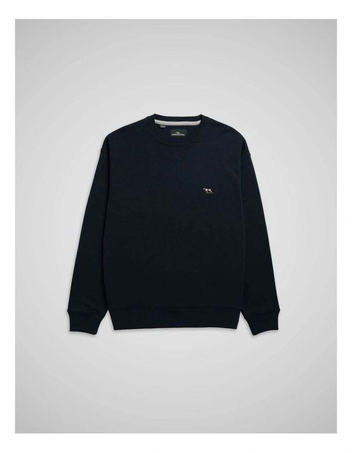 Otago Crew Neck Sweat in Eclipse image 4