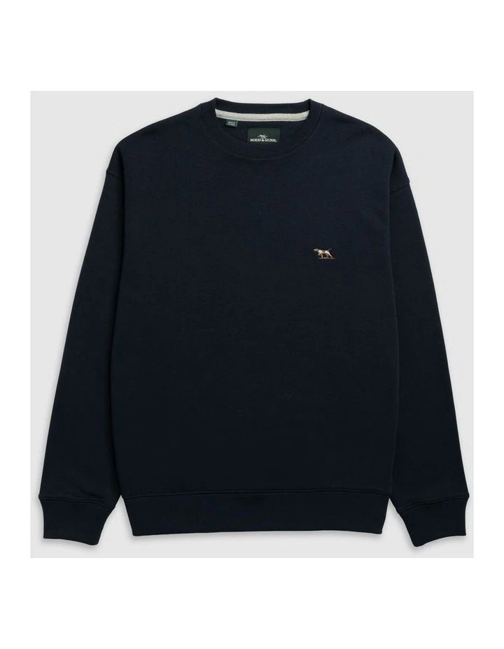 Otago Crew Neck Sweat in Eclipse image 4