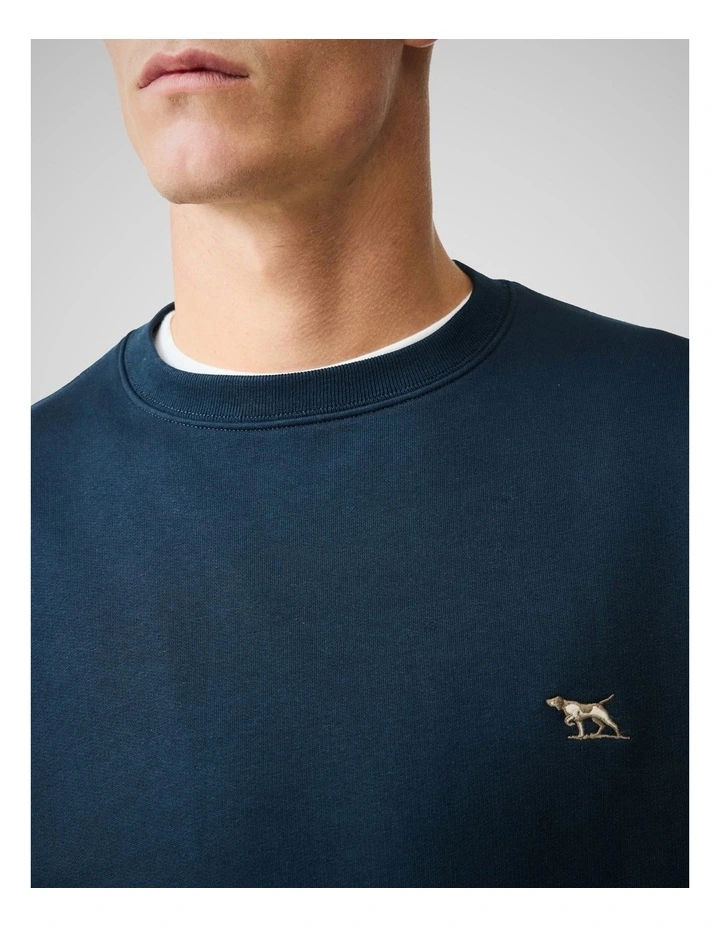 Otago Crew Neck Sweat in Eclipse image 6