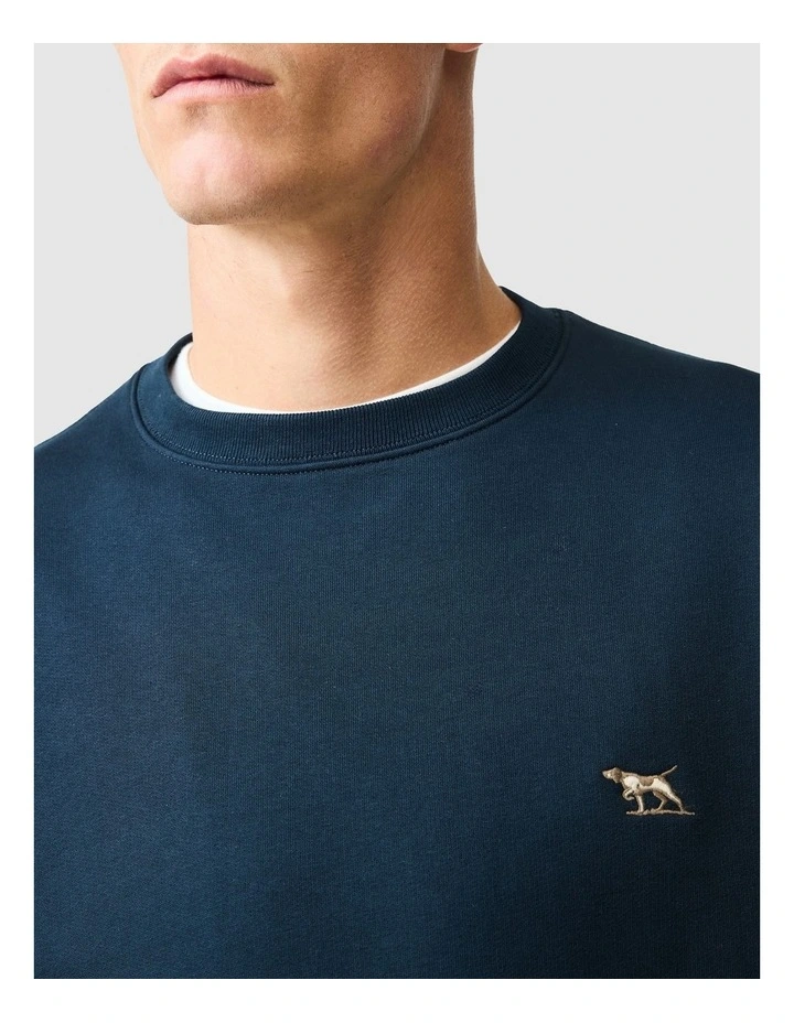 Otago Crew Neck Sweat in Eclipse image 6