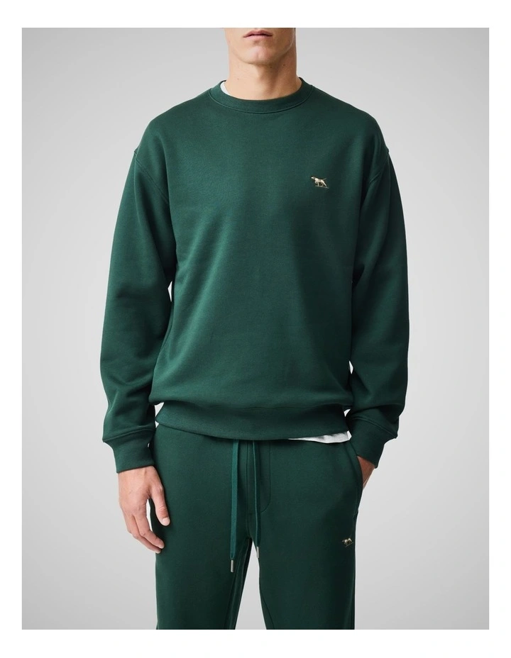 Otago Crew Neck Sweet in Forest image 1