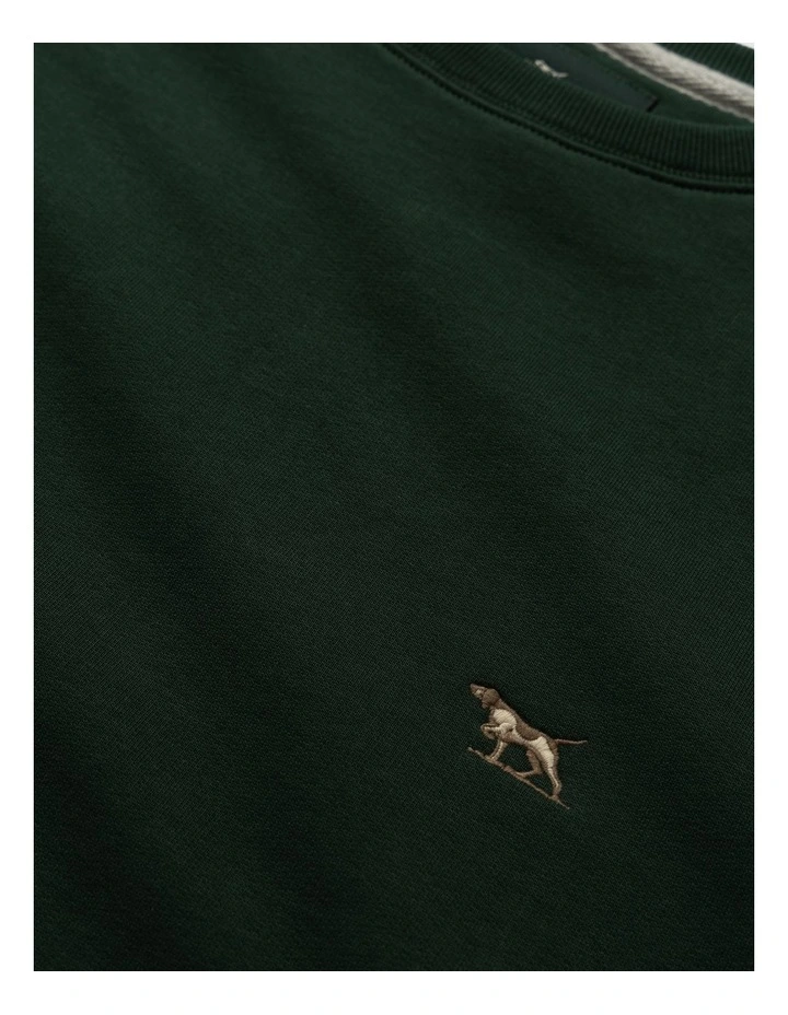 Otago Crew Neck Sweet in Forest image 5