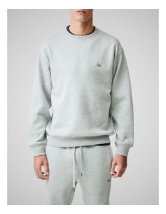 Otago Crew Neck Sweat in Slate