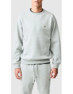 Otago Crew Neck Sweat in Slate