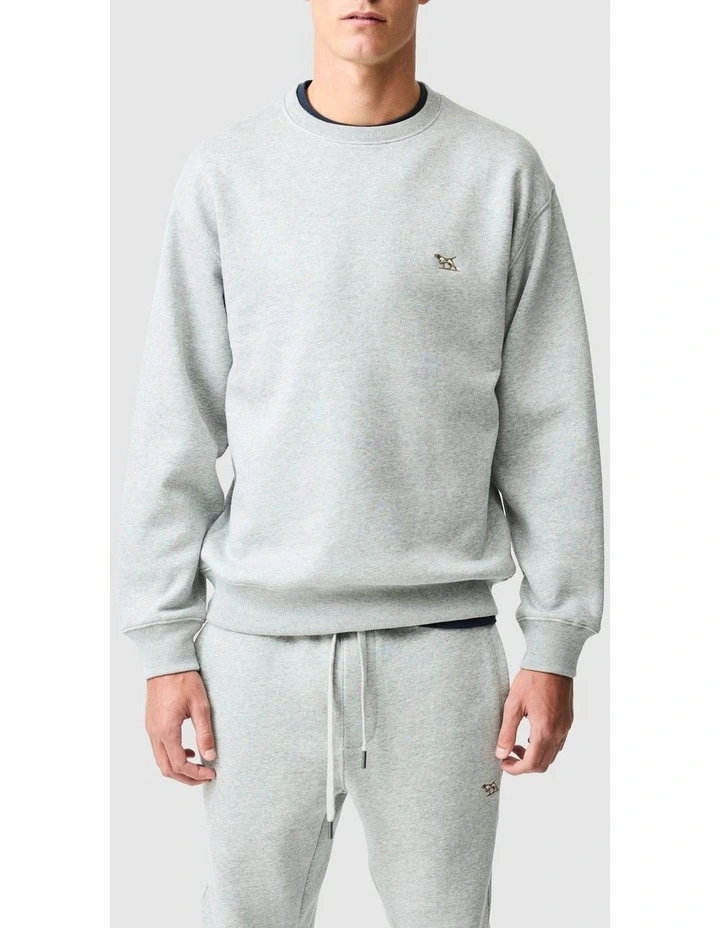 Otago Crew Neck Sweat in Slate image 1