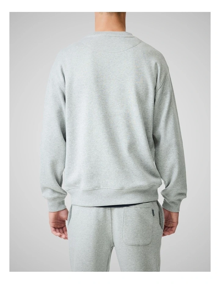Otago Crew Neck Sweat in Slate image 3