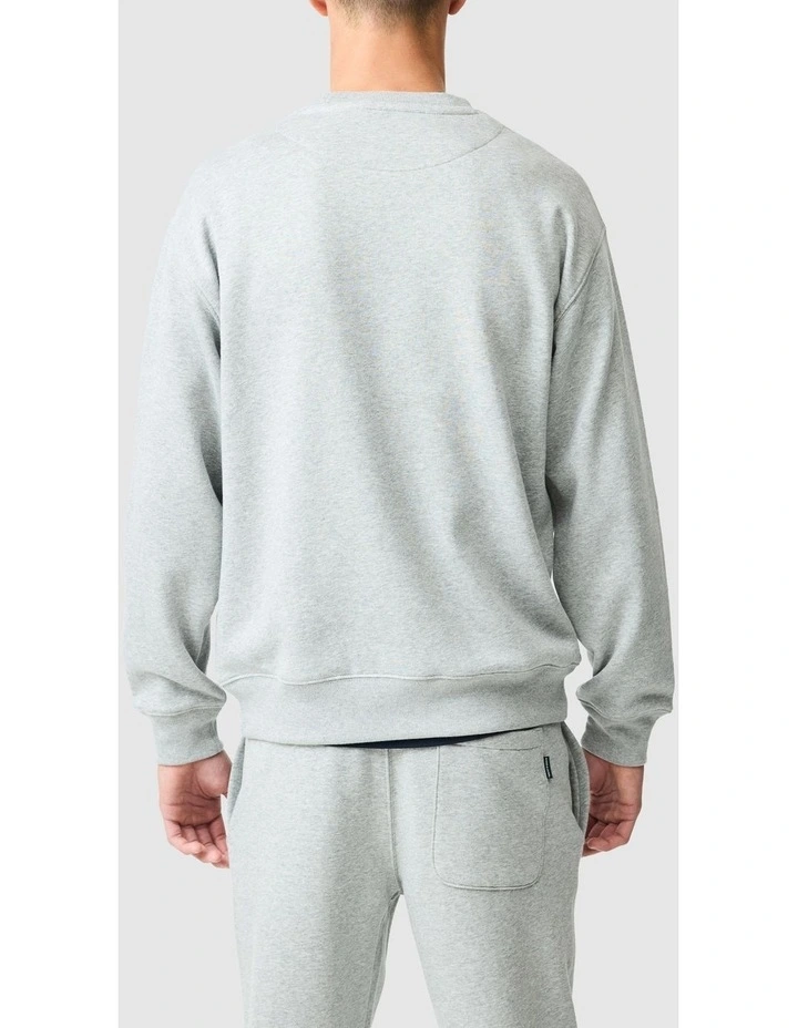 Otago Crew Neck Sweat in Slate image 3