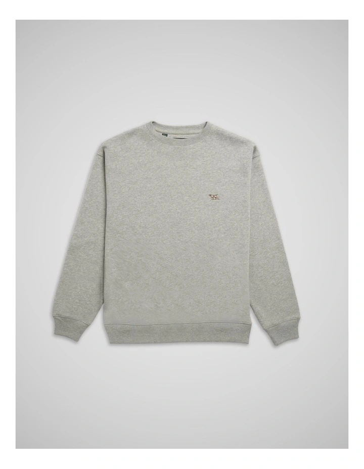 Otago Crew Neck Sweat in Slate image 4