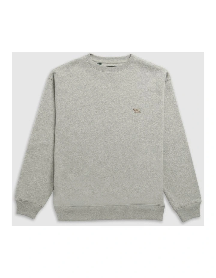 Otago Crew Neck Sweat in Slate image 4
