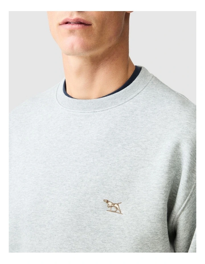 Otago Crew Neck Sweat in Slate image 6