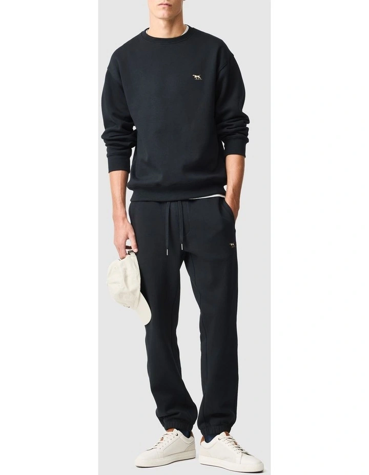 Otago Crew Neck Sweat in Noir image 2