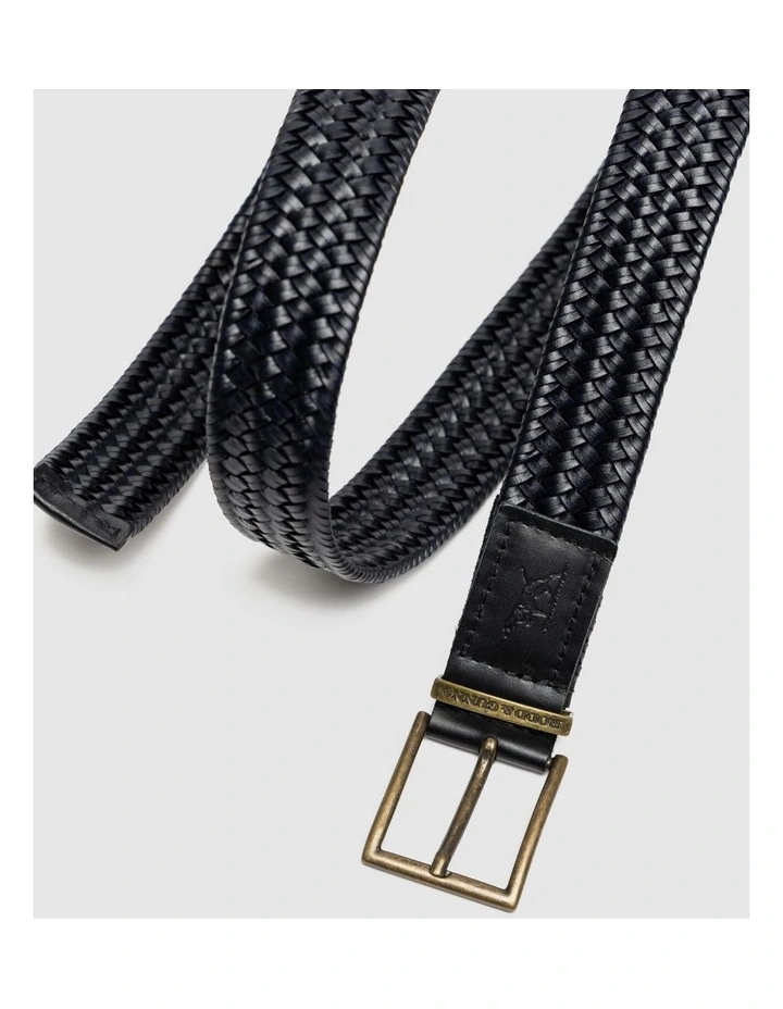 Setoun Stretch Belt in Navy image 3