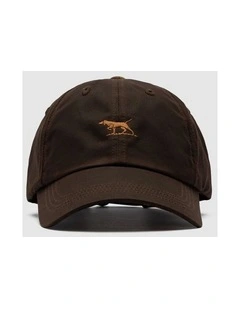 Heritage Check Cap in Rustic Brown Wax