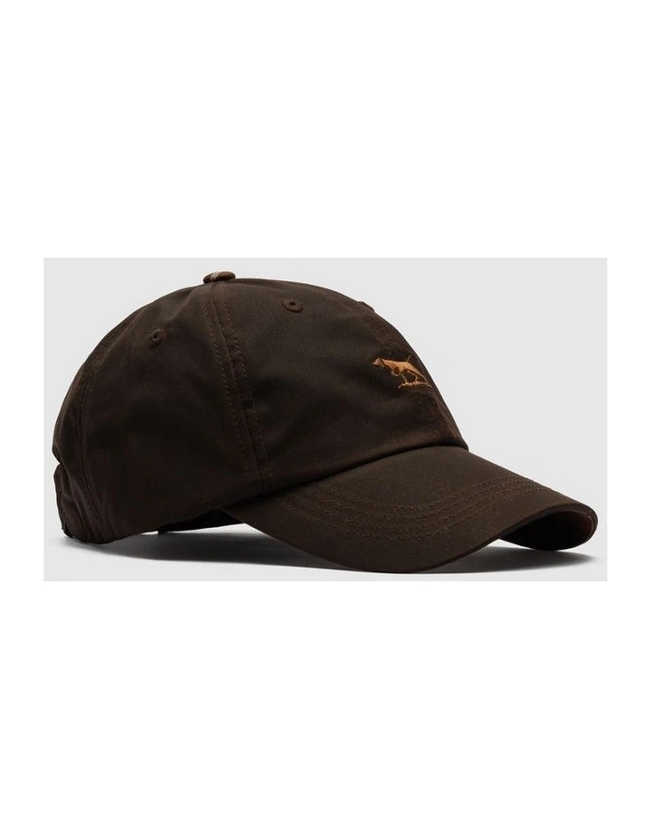 Heritage Check Cap in Rustic Brown Wax image 2