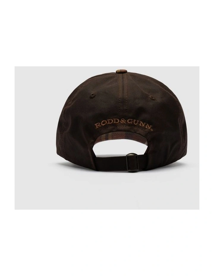 Heritage Check Cap in Rustic Brown Wax image 3