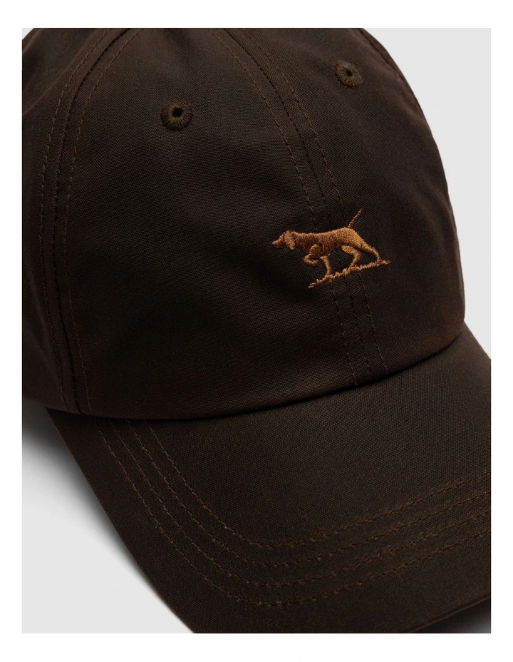 Heritage Check Cap in Rustic Brown Wax image 5
