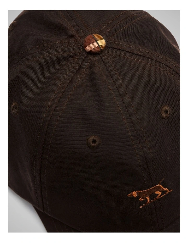 Heritage Check Cap in Rustic Brown Wax image 7