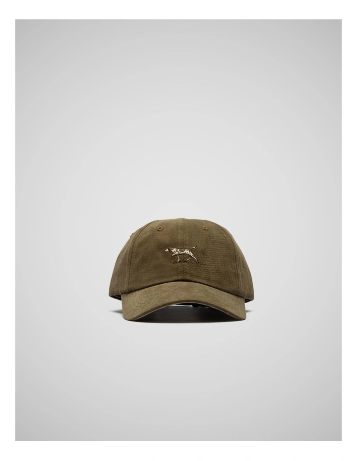 Signature Cap in Dark Khaki image 1