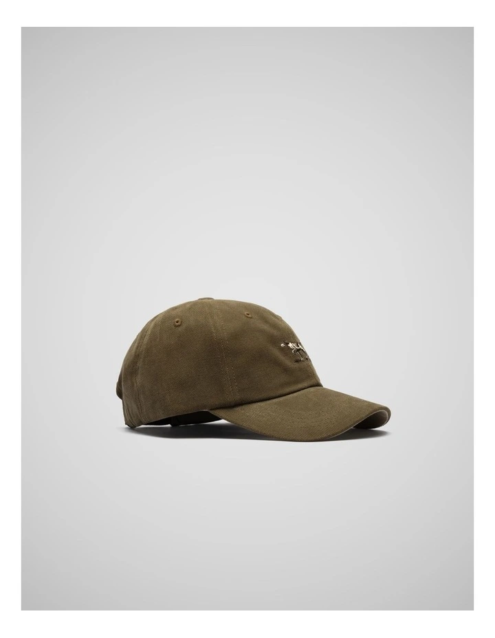 Signature Cap in Dark Khaki image 2