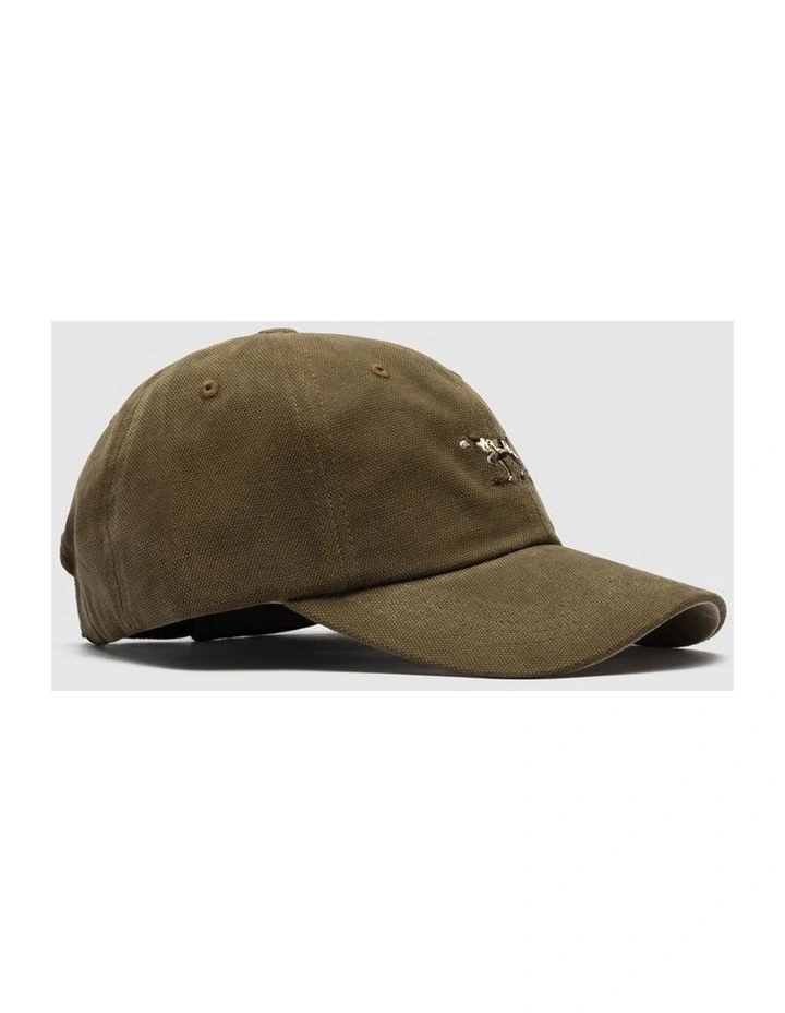 Signature Cap in Dark Khaki image 2