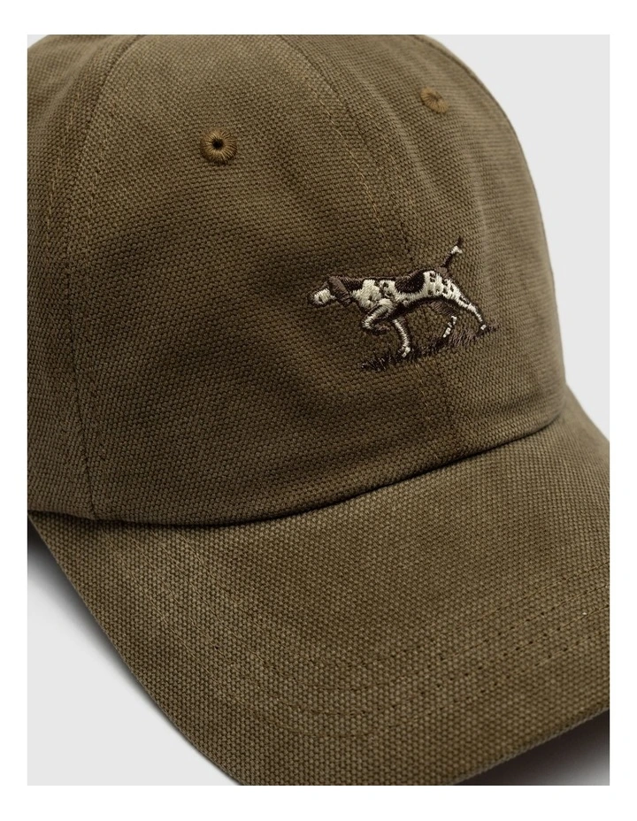 Signature Cap in Dark Khaki image 5