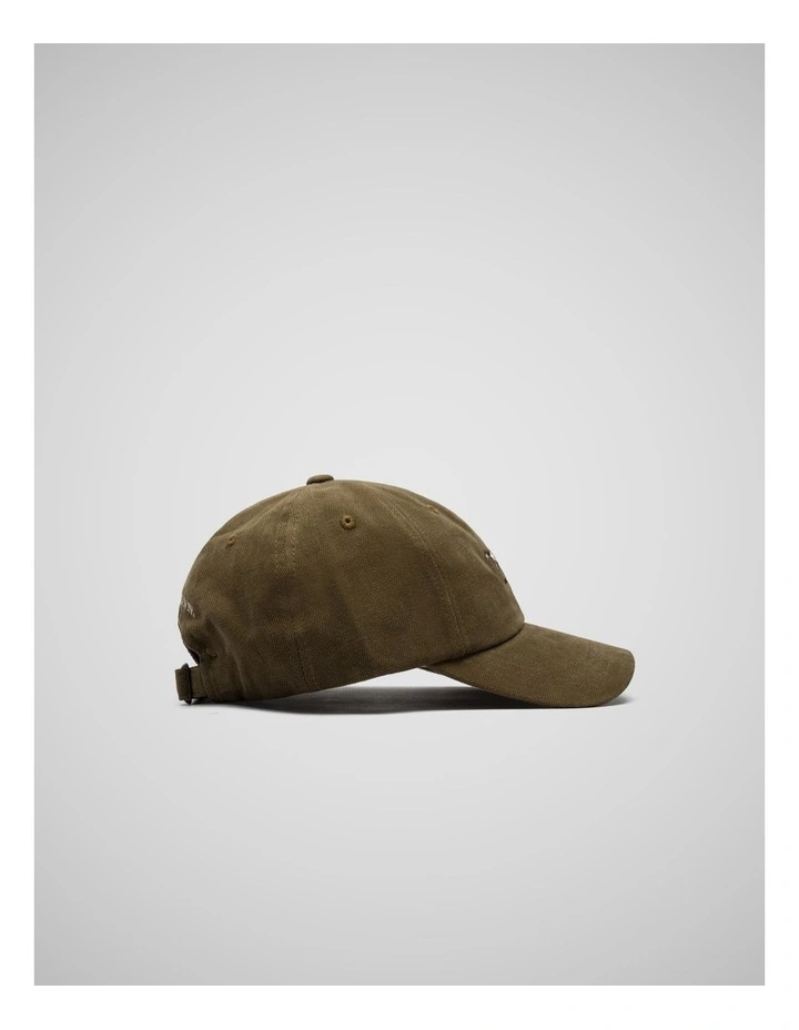 Signature Cap in Dark Khaki image 6