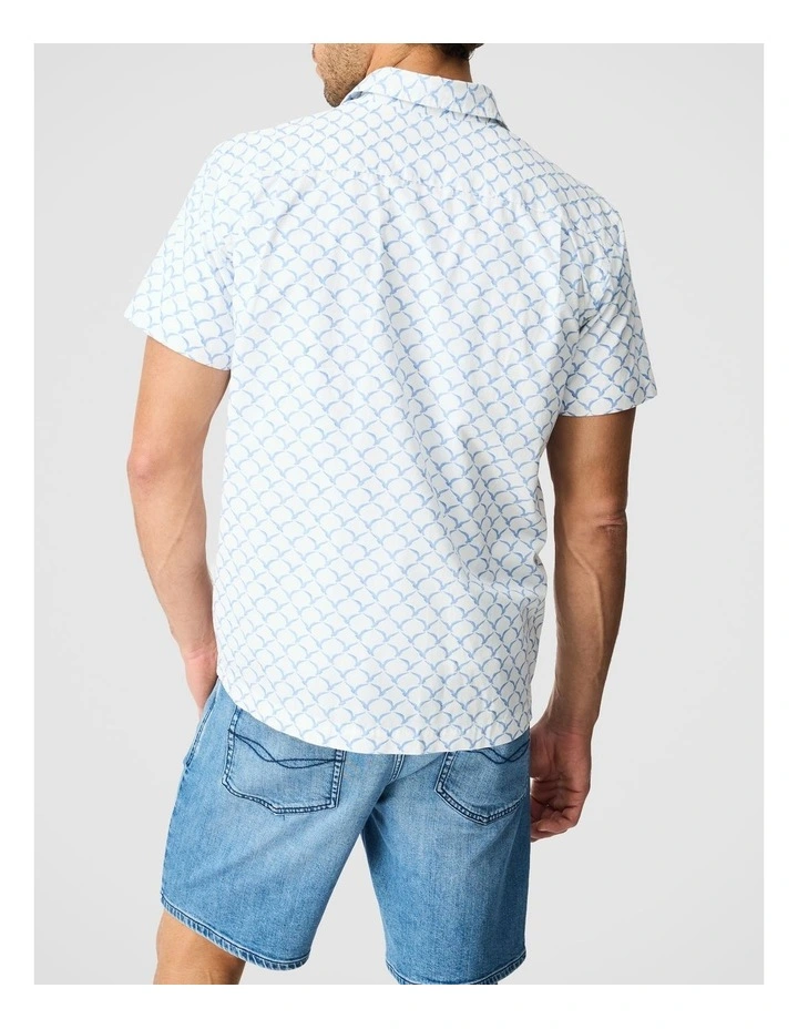 Parkside Short Sleeve Shirt in Sky image 3