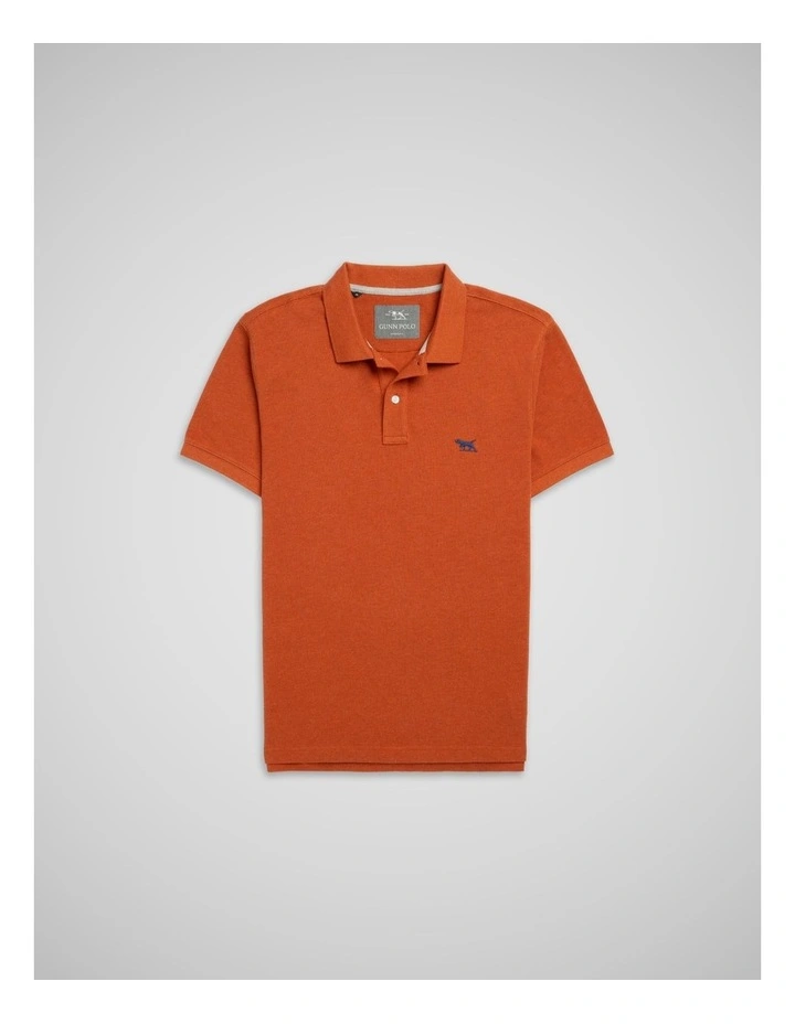 The Gunn Sports Fit Polo in Burnt Orange image 4