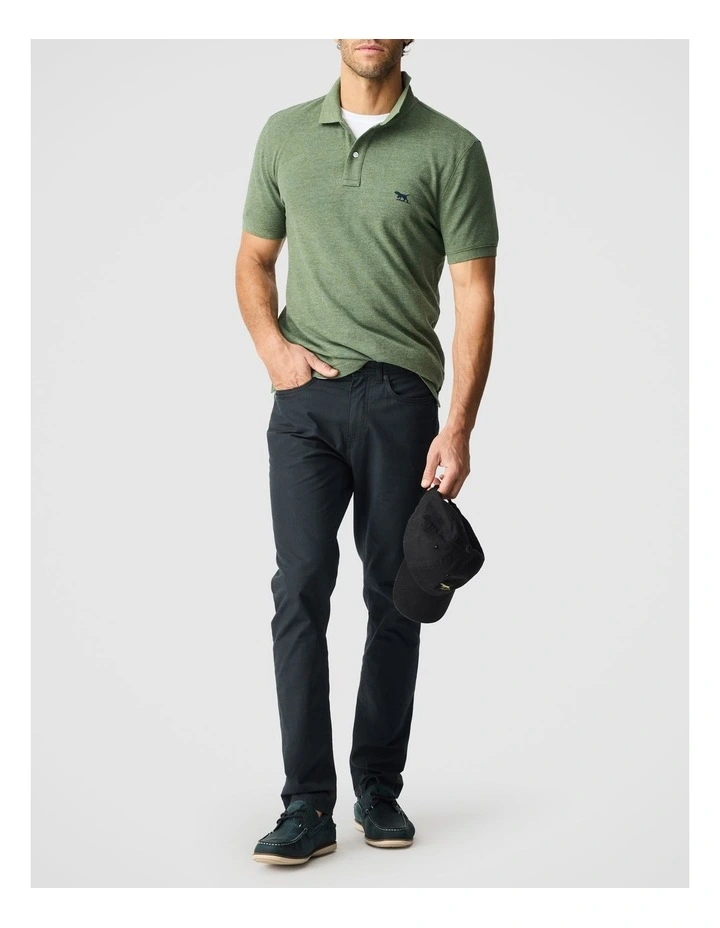 The Gunn Sports Fit Polo in Deep Forest image 2