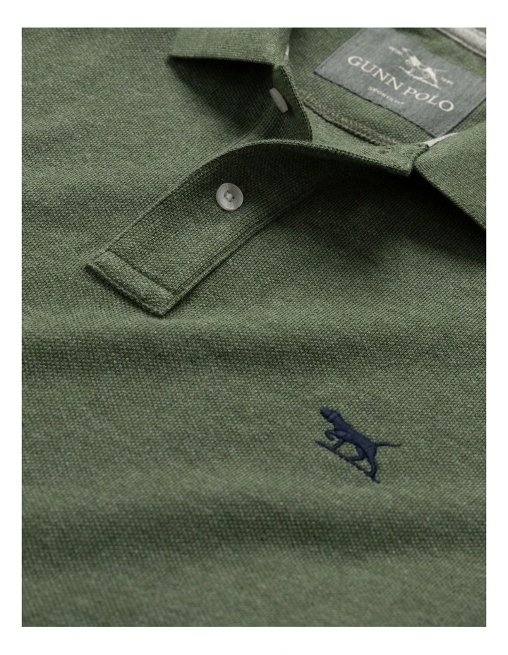 The Gunn Sports Fit Polo in Deep Forest image 5