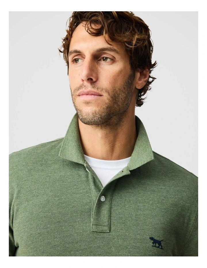 The Gunn Sports Fit Polo in Deep Forest image 6