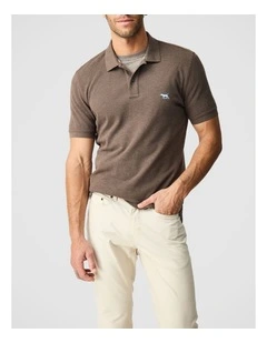 The Gunn Sports Fit Polo in Earth