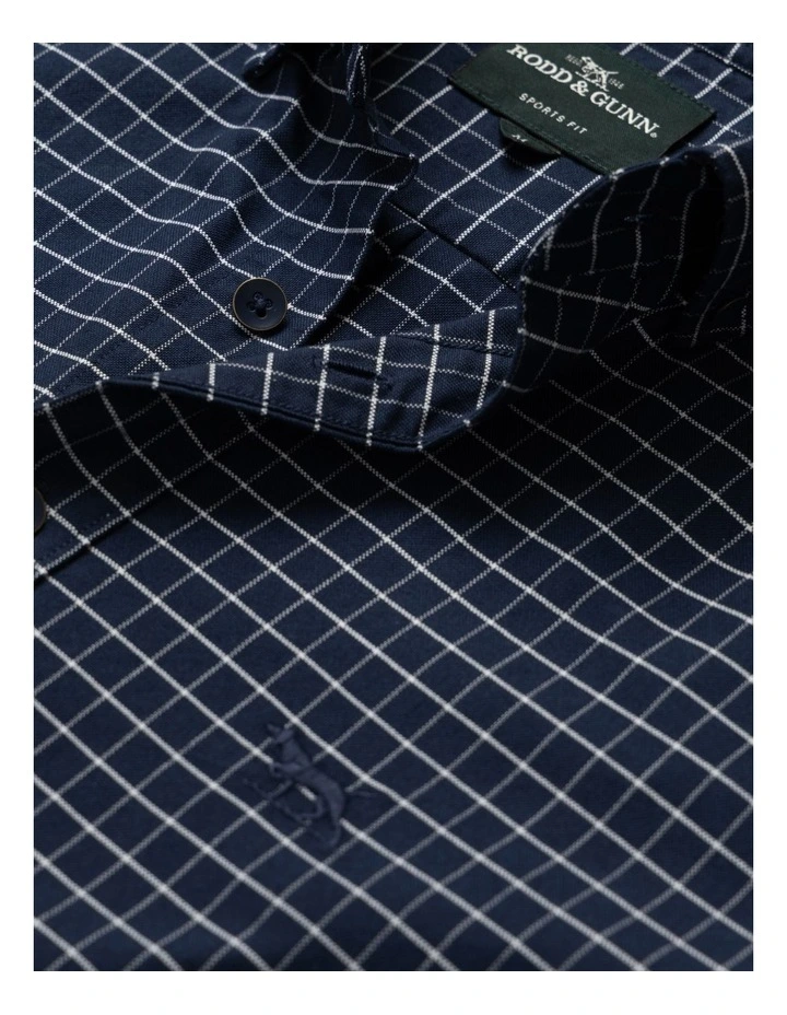 Oxford Glenridge Check Long Sleeve Shirt in Midnight image 5