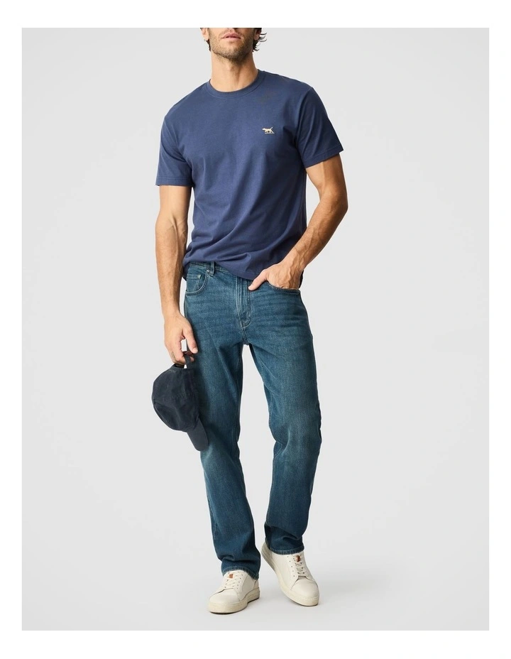 The Gunn Tee 2.0 in Vintage Navy image 2