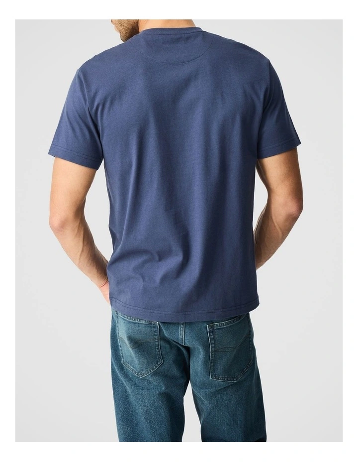 The Gunn Tee 2.0 in Vintage Navy image 3