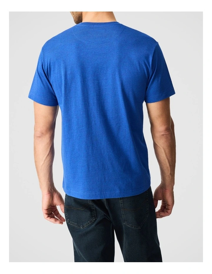 The Gunn Tee 2.0 in Cyan image 3